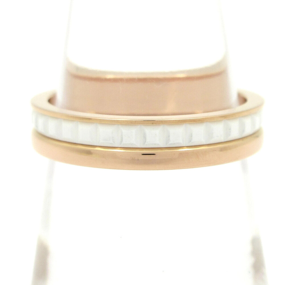 Boucheron Cattle White Ring Half 18K #355006B24B